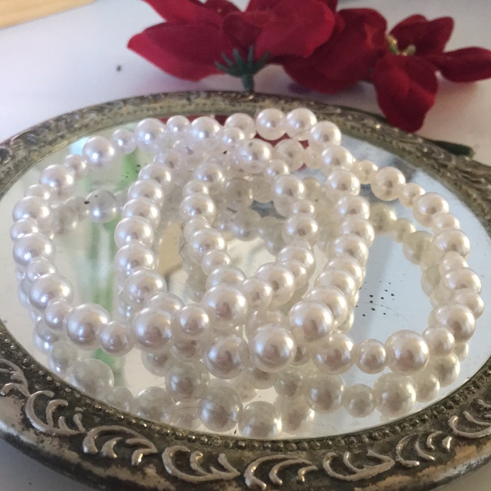 Faux Pearl Bracelets